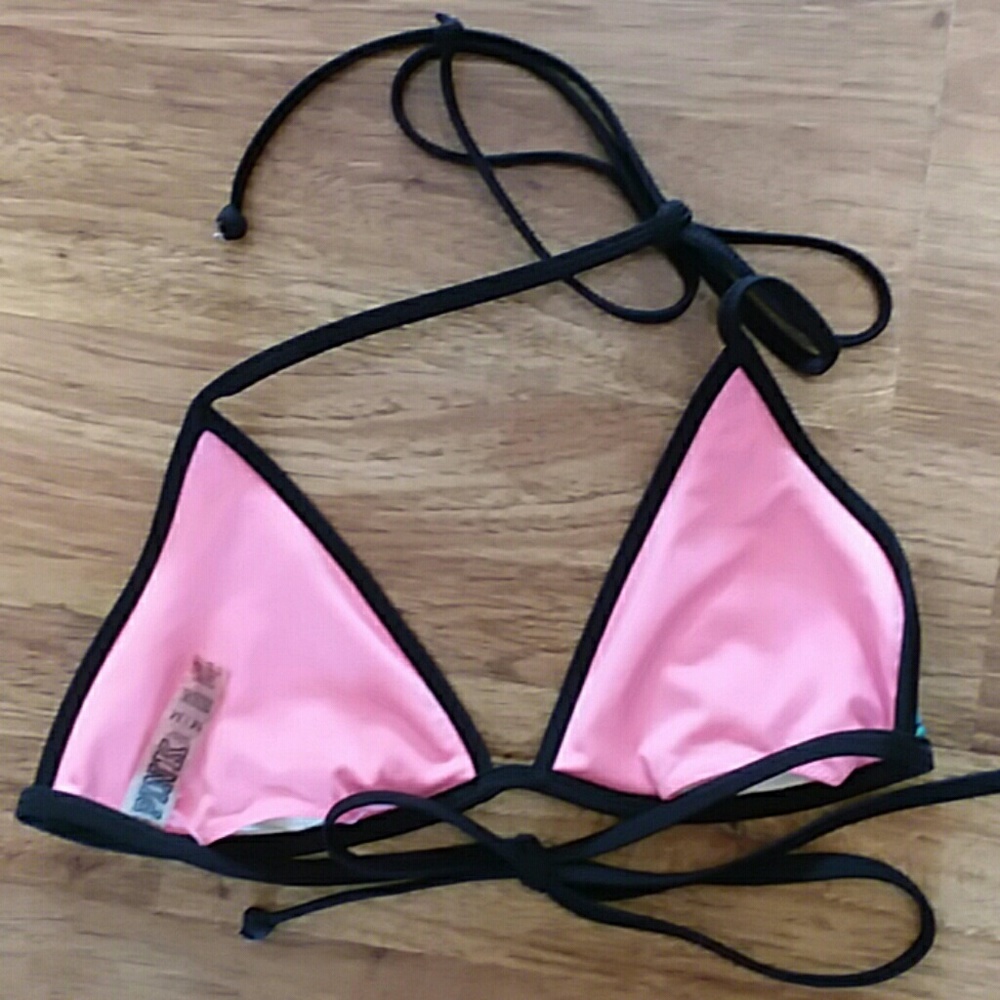 VS PINK bikini top small colorful print - Picture 5 of 5